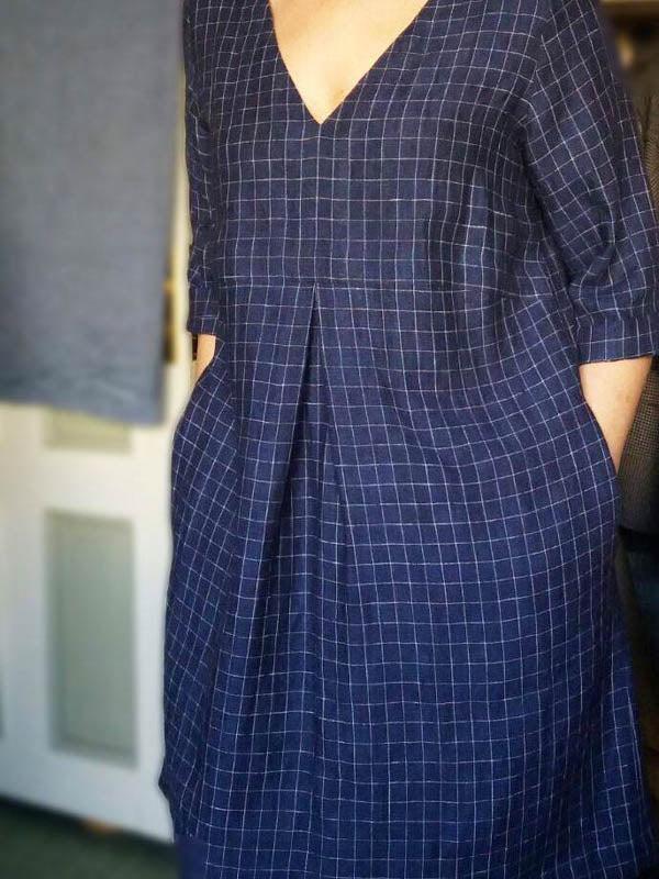 Womens Tunic 'Felicia', Plus Size Tunic Dress - Linenbee