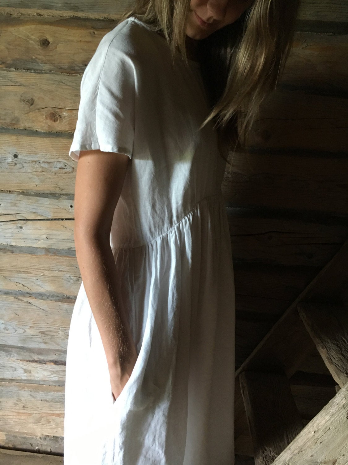 Anna Linen Dress - Linenfox