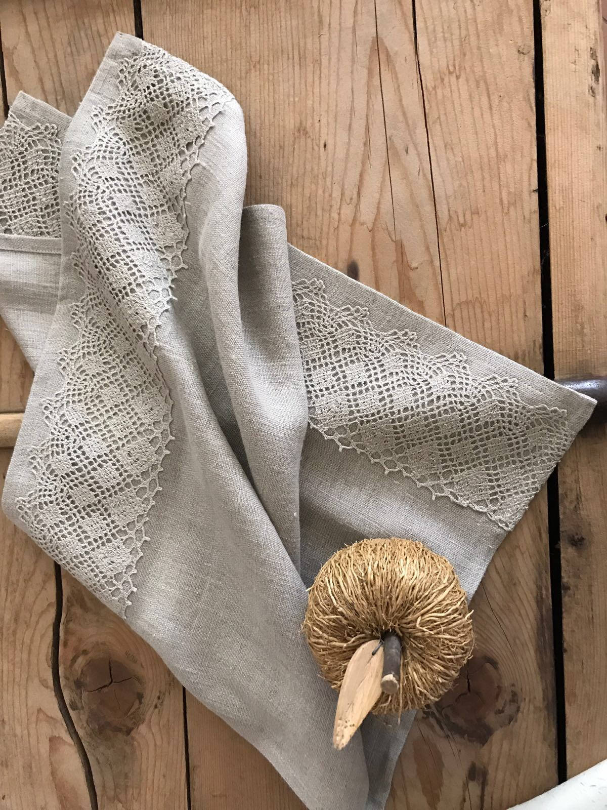 Linen Blend Kitchen Towel With Bees, Linen/Cotton Tea Towel, Natural Dish  Towel, Handmade Honeycomb Towel, Linen Hand/Guest Towel