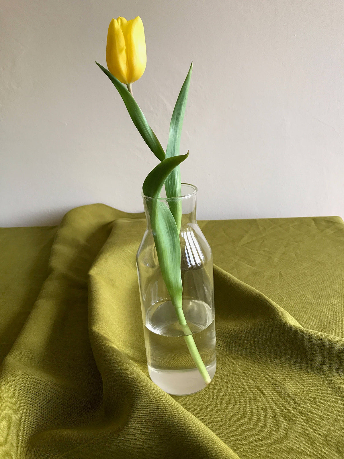 Linen Tablecloth in Moss Green tablecloth, Yellow Green tablecloth, Easter linen tablecloth, rectangle tablecloth, custom tablecloth online