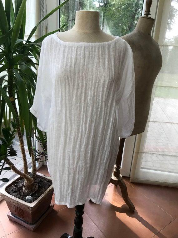 Linen Tunic Top 